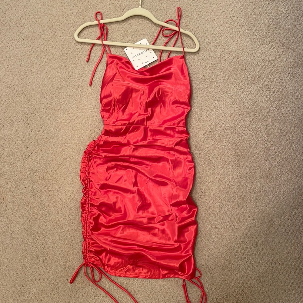 Coral Mini Dress